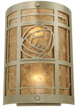  137313 - 8.75" Wide Bungalow Rose Wall Sconce