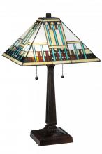 Meyda Blue 138119 - 23"H Prairie Peaks Table Lamp