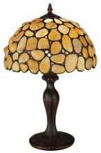 Meyda Blue 138123 - 19.5"H Agata Yellow Table Lamp