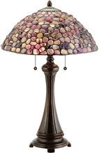 Meyda Blue 138125 - 25"H Agata Purple Table Lamp