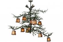  138383 - 48"W Pine Branch Valley View 12 LT W/Uplights Chandelier