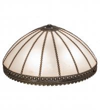  13967 - 20" Wide Gothic Bent Glass Shade