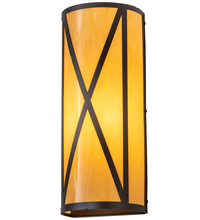  140419 - 7" Wide Saltire Craftsman Wall Sconce