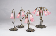  14110 - 16" High Pink Pond Lily 2 LT Accent Lamp