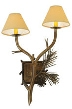 141316 - 27"H Lone Pine 2 LT Wall Sconce