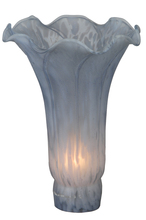  141330 - 4" Wide X 6" High Grey Pond Lily Shade