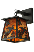  142024 - 7"W Ducks in Flight Hanging Wall Sconce