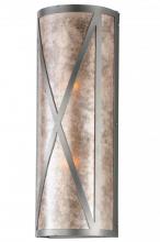  142848 - 6" Wide Saltire Craftsman Wall Sconce