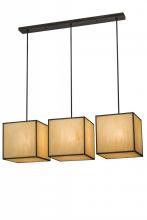  144372 - 57"L Quadrato Kessler 3 LT Island Pendant