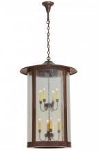  144731 - 24"W Fulton Hanging Lantern Pendant