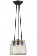  145069 - 9" Wide Mason Jar 3 Light Pendant