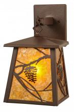  146819 - 7"W Whispering Pines Lantern Wall Sconce