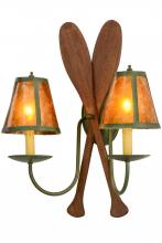  148768 - 17"W Paddle 2 LT Wall Sconce