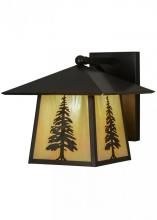  150781 - 12"W Stillwater Tall Pine Solid Mount Wall Sconce