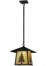  150785 - 12"Sq Stillwater Tall Pine Pendant