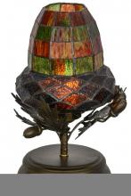  152371 - 12"H Greenbriar Oak Mini Lamp