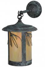  153602 - 10"W Fulton Lone Pine Hanging Wall Sconce