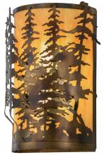  153841 - 14"W Tall Pines Wall Sconce