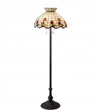  153948 - 62" High Roseborder Floor Lamp