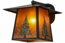  154426 - 12"W Stillwater Tall Pine Solid Mount Wall Sconce