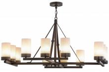 Meyda Blue 154636 - 48"W Parker 12 LT Chandelier