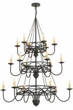 Meyda Blue 155776 - 48" Wide Polonella 18 Light Three Tier Chandelier