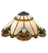 Meyda Blue 157065 - 16" Wide Shell with Jewels Shade