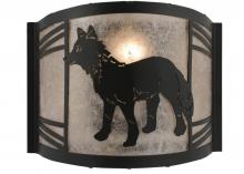  157292 - 12"W Fox on the Loose Left Wall Sconce