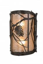  157666 - 10"W Whispering Pines Wall Sconce