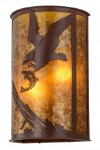  157841 - 13"W Strike of the Eagle Wall Sconce