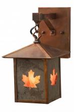  162730 - 7"W Seneca Maple Leaf Hanging Wall Sconce