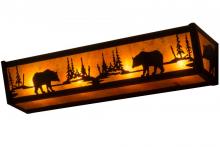  162743 - 24"W Bear at Lake Vanity Light