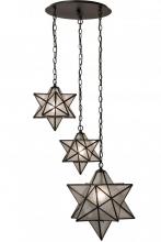  162799 - 26" Wide Moravian Star 3 LT Cascading Pendant