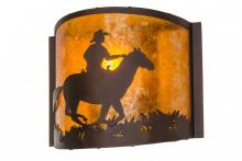  163112 - 12" Wide Cowboy Wall Sconce