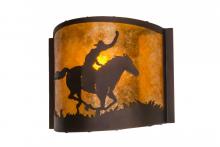  163132 - 12" Wide Cowboy Wall Sconce
