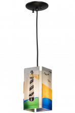  164112 - 7"W Metro Fusion Lighthouse Quadrato Mini Pendant