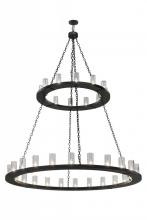  164615 - 72" Wide Loxley 36 Light Two Tier Chandelier