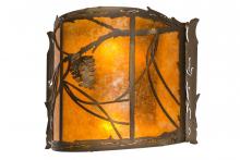  165158 - 12"W Whispering Pines Wall Sconce