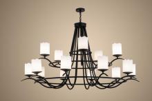  165222 - 78"W Octavia 15 LT Two Tier Chandelier