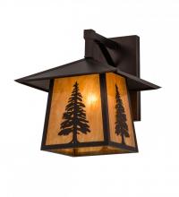  168722 - 12"W Stillwater Tall Pine Straight Arm Wall Sconce