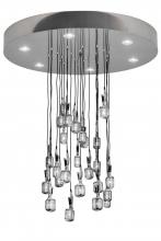 Meyda Blue 170905 - 48"W Phonic 24 LT Cascading Pendant