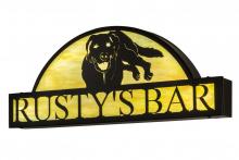  174058 - 30"W Personalized Rusty's Bar Sign