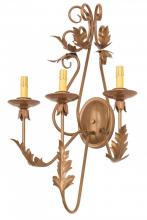  174341 - 17"W French Elegance 3 LT Wall Sconce Hardware