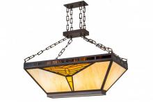  175804 - 48"L Nuevo Mission Oblong Inverted Pendant