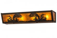  175897 - 24"W Leaping Trout Vanity Light