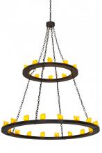  176133 - 60"W Loxley 28 LT Two Tier Chandelier