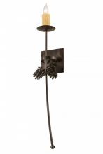  176186 - 6"W Bechar Pine Cone Wall Sconce