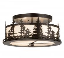  176888 - 16" Wide Tall Pines Flushmount