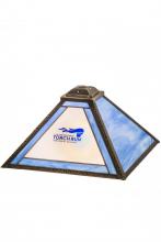  178137 - 13"Sq Personalized Torch Run Shade
