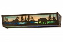  178257 - 24"W Moose & Black Bear Vanity Light